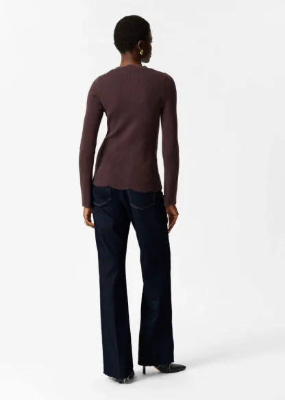 Scalloped Merino-Blend Cardigan | & Other Stories Online