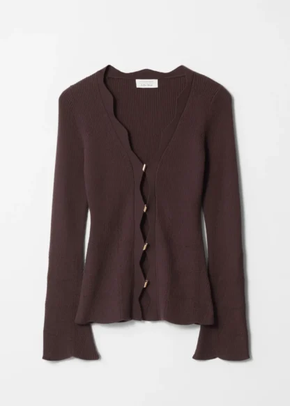 Scalloped Merino-Blend Cardigan | & Other Stories Online