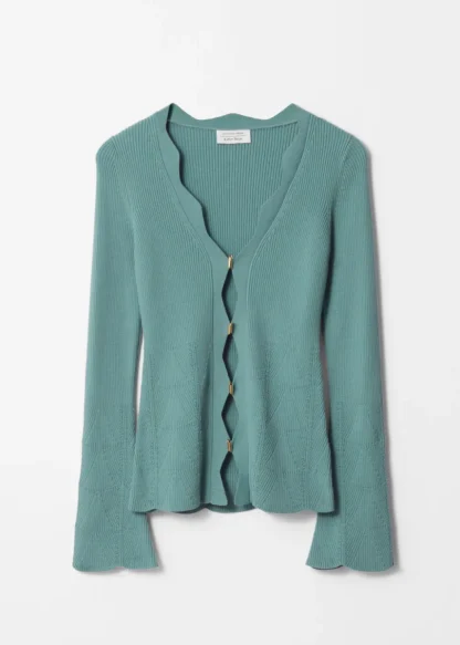Scalloped Merino-Blend Cardigan | & Other Stories Online