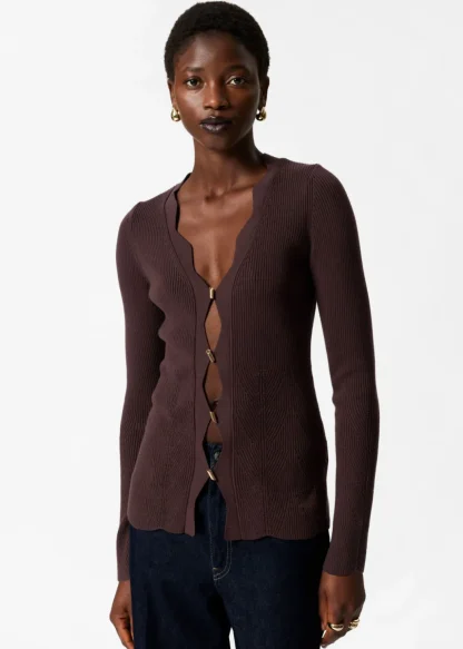 Scalloped Merino-Blend Cardigan | & Other Stories Online