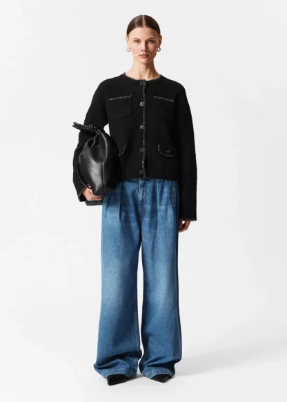 Sequin-Trimmed Cardigan | & Other Stories Store