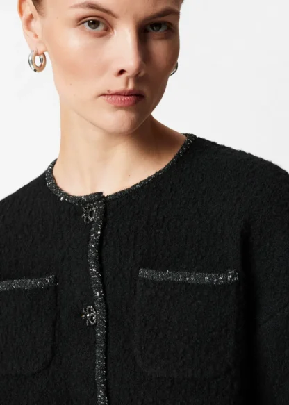 Sequin-Trimmed Cardigan | & Other Stories Store