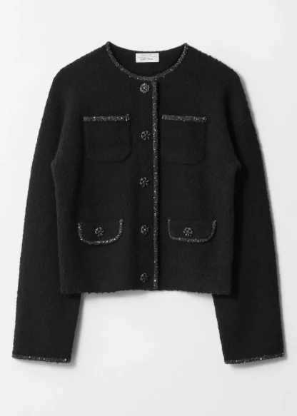 Sequin-Trimmed Cardigan | & Other Stories Store