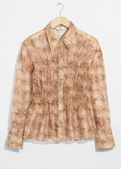 Sheer Peplum Blouse | & Other Stories Fashion