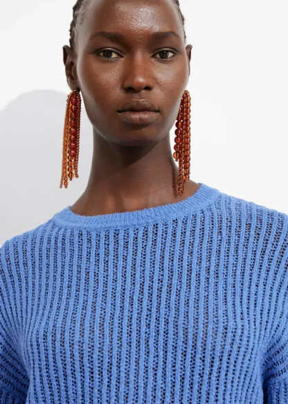 Sheer Rib-Knit T-Shirt | & Other Stories Best Sale