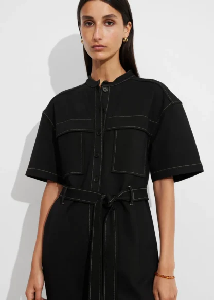 Short-Sleeve Utility Jumpsuit | & Other Stories Flash Sale