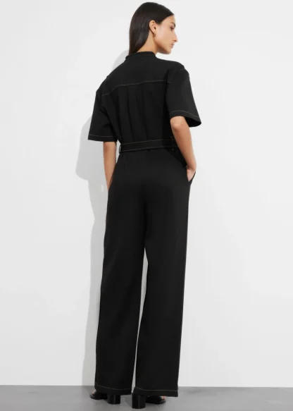 Short-Sleeve Utility Jumpsuit | & Other Stories Flash Sale