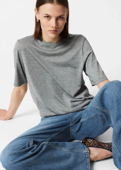 Silk-Blend T-Shirt | & Other Stories Best Sale