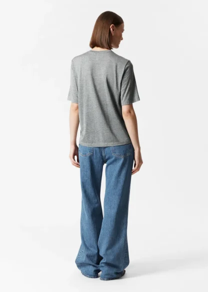 Silk-Blend T-Shirt | & Other Stories Best Sale