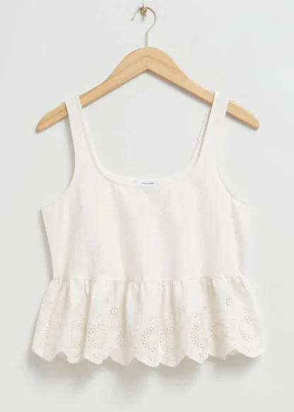 Sleeveless Broderie Anglaise Top | & Other Stories Shop