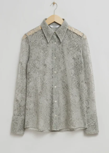 Slim-Fit Lace Shirt | & Other Stories New