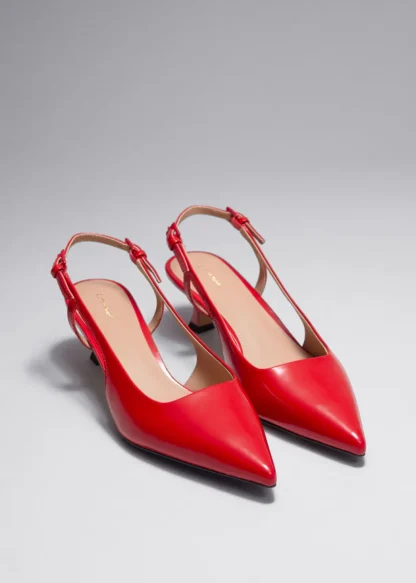 Slingback Leather Pumps | & Other Stories Discount