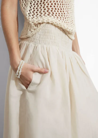 Smock-Waist Midi Skirt | & Other Stories Outlet