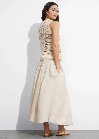 Smock-Waist Midi Skirt | & Other Stories Outlet