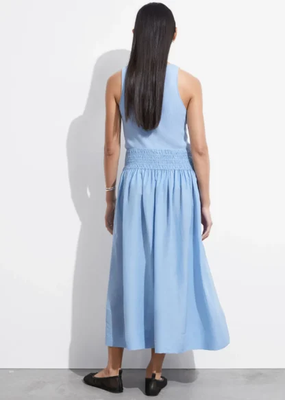 Smock-Waist Midi Skirt | & Other Stories Outlet
