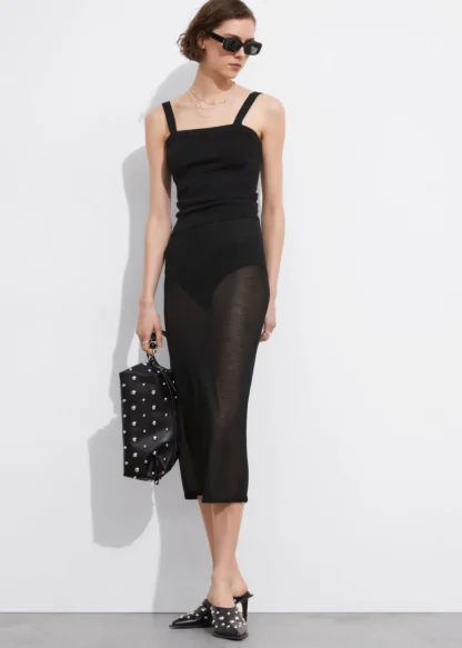 Square-Neck Knit Top | & Other Stories Flash Sale