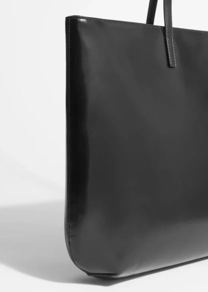 Structured Leather Tote | & Other Stories Cheap