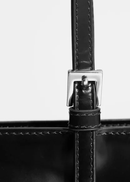 Structured Leather Tote | & Other Stories Cheap