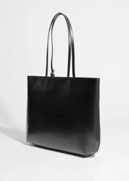 Structured Leather Tote | & Other Stories Cheap