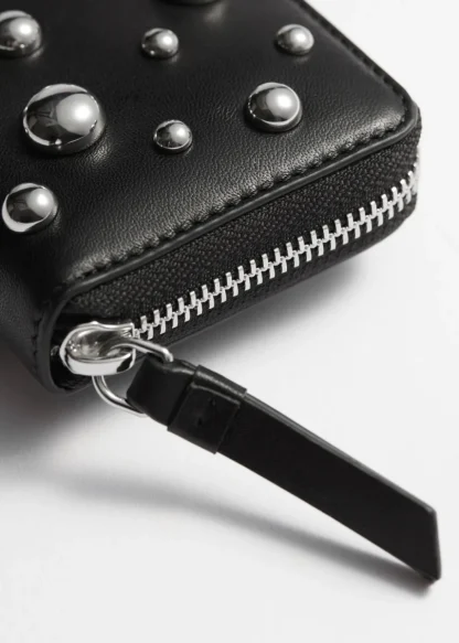Studded Leather Wallet | & Other Stories Cheap