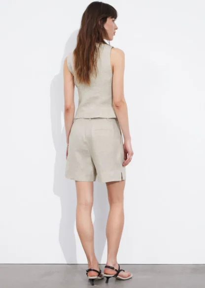 Tailored Linen Shorts | & Other Stories Cheap