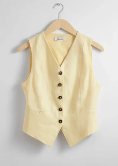 Tailored Linen Vest | & Other Stories Sale