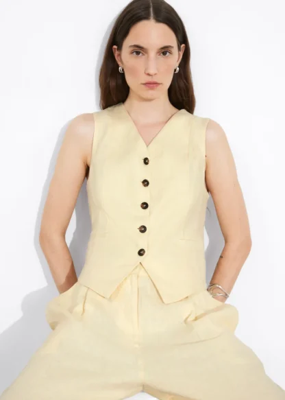 Tailored Linen Vest | & Other Stories Sale