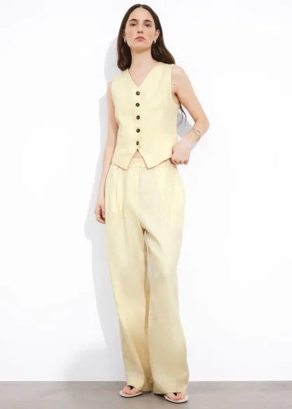 Tailored Linen Vest | & Other Stories Sale
