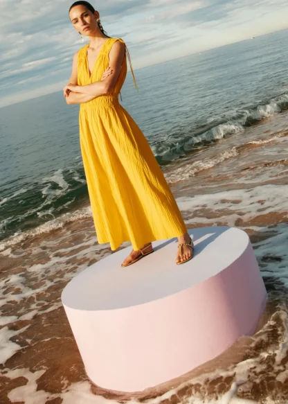 Tie-Detailed Midi Dress | & Other Stories Flash Sale