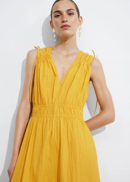 Tie-Detailed Midi Dress | & Other Stories Flash Sale