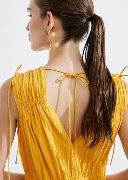Tie-Detailed Midi Dress | & Other Stories Flash Sale
