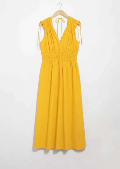 Tie-Detailed Midi Dress | & Other Stories Flash Sale