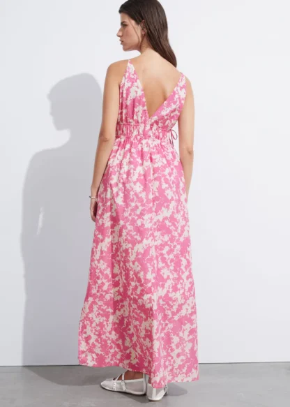 Tie-Detailed V-Cut Dress | & Other Stories Best
