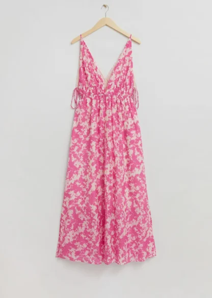 Tie-Detailed V-Cut Dress | & Other Stories Best