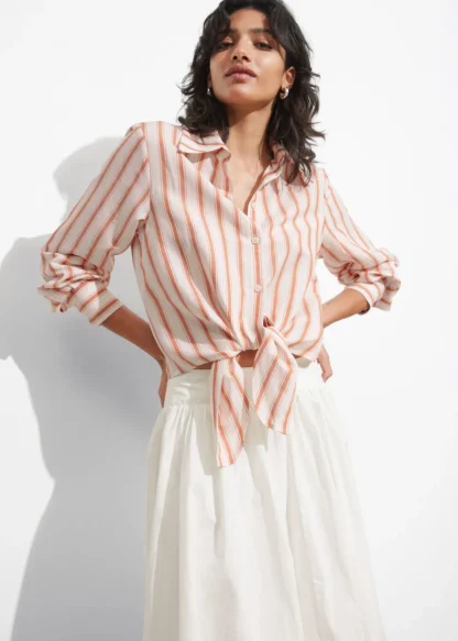 Tie-Front Shirt | & Other Stories Cheap