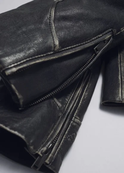 Topstitched Leather Jacket | & Other Stories Store