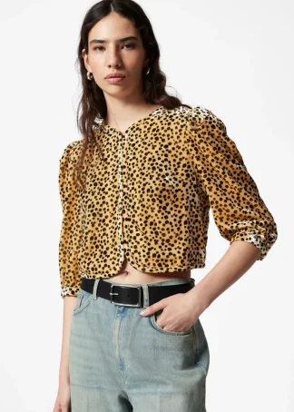 Velvet Cropped Blouse | & Other Stories Fashion