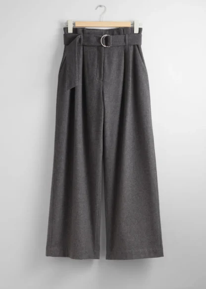 Wide Paperbag-Waist Trousers | & Other Stories Online