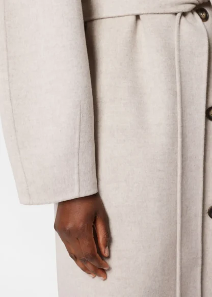 Wool-Blend Funnel-Collar Coat | & Other Stories New