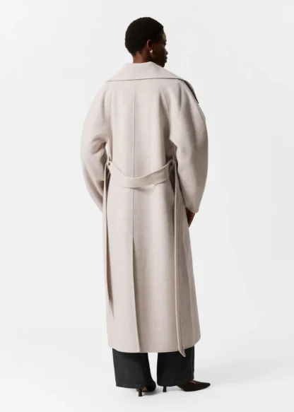 Wool-Blend Funnel-Collar Coat | & Other Stories New