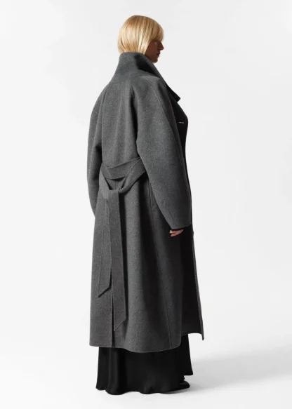 Wool-Blend Funnel-Collar Coat | & Other Stories New