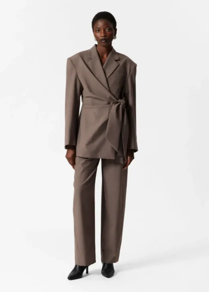 Wool-Blend Wrap Blazer | & Other Stories Shop