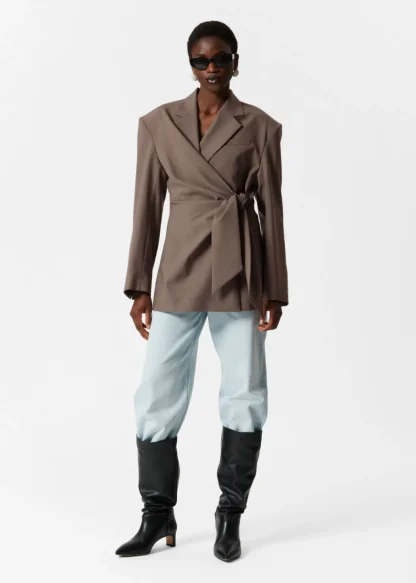 Wool-Blend Wrap Blazer | & Other Stories Shop