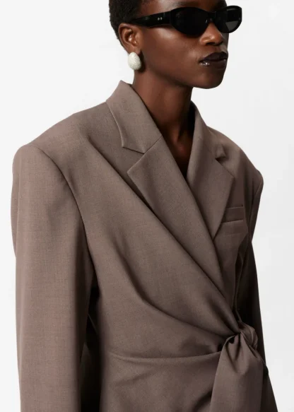 Wool-Blend Wrap Blazer | & Other Stories Shop