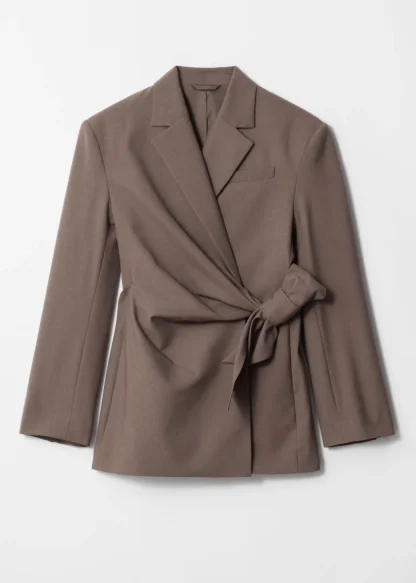 Wool-Blend Wrap Blazer | & Other Stories Shop